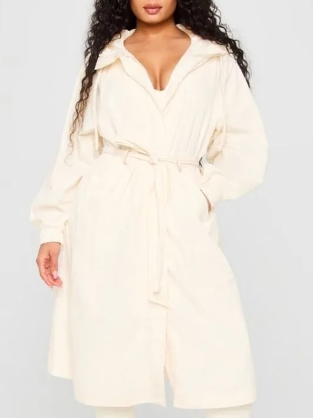 FABLETICS LIGHTWEIGHT HOODED TRENCH